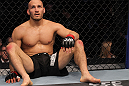 TORONTO, ON - DECEMBER 10:  Rich Attonito reacts after suffering a TKO loss to Jake Hecht during the UFC 140 event at Air Canada Centre on December 10, 2011 in Toronto, Ontario, Canada.  (Photo by Nick Laham/Zuffa LLC/Zuffa LLC via Getty Images)