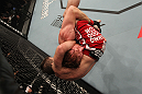 TORONTO, ON - DECEMBER 10:  (R-L) Mark Bocek takes down Nik Lentz during the UFC 140 event at Air Canada Centre on December 10, 2011 in Toronto, Ontario, Canada.  (Photo by Nick Laham/Zuffa LLC/Zuffa LLC via Getty Images)