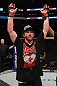 TORONTO, ON - DECEMBER 10:  Mark Bocek reacts after his decision victory over Nik Lentz during the UFC 140 event at Air Canada Centre on December 10, 2011 in Toronto, Ontario, Canada.  (Photo by Nick Laham/Zuffa LLC/Zuffa LLC via Getty Images)