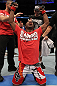 TORONTO, ON - DECEMBER 10:  Yves Jabouin reacts after defeating Walel Watson by split decision during the UFC 140 event at Air Canada Centre on December 10, 2011 in Toronto, Ontario, Canada.  (Photo by Nick Laham/Zuffa LLC/Zuffa LLC via Getty Images)