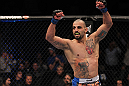 TORONTO, ON - DECEMBER 10:  Constantinos Philippou reacts after knocking out Jared Hamman during the UFC 140 event at Air Canada Centre on December 10, 2011 in Toronto, Ontario, Canada.  (Photo by Nick Laham/Zuffa LLC/Zuffa LLC via Getty Images)