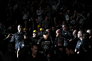 TORONTO, ON - DECEMBER 10:  Mark Hominick of London, Ontario enters the arena before his bout against Chan Sung Jung during the UFC 140 event at Air Canada Centre on December 10, 2011 in Toronto, Ontario, Canada.  (Photo by Nick Laham/Zuffa LLC/Zuffa LLC via Getty Images)