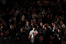 TORONTO, ON - DECEMBER 10:  "The Korean Zombie" Chan Sung Jung enters the arena before his bout against Mark Hominick during the UFC 140 event at Air Canada Centre on December 10, 2011 in Toronto, Ontario, Canada.  (Photo by Nick Laham/Zuffa LLC/Zuffa LLC via Getty Images)