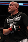 TORONTO, ON - DECEMBER 10:  Tito Ortiz exhibits the pain of a blow to the ribs after his TKO loss to Antonio Rogerio Nogueira during the UFC 140 event at Air Canada Centre on December 10, 2011 in Toronto, Ontario, Canada.  (Photo by Nick Laham/Zuffa LLC/Zuffa LLC via Getty Images)