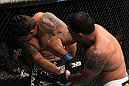 TORONTO, ON - DECEMBER 10:  (R-L) Antonio Rodrigo Nogueira lands an elbow against Frank Mir during the UFC 140 event at Air Canada Centre on December 10, 2011 in Toronto, Ontario, Canada.  (Photo by Nick Laham/Zuffa LLC/Zuffa LLC via Getty Images)