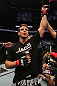 TORONTO, ON - DECEMBER 10:  Frank Mir reacts after defeating Antonio Rodrigo Nogueira by TKO during the UFC 140 event at Air Canada Centre on December 10, 2011 in Toronto, Ontario, Canada.  (Photo by Nick Laham/Zuffa LLC/Zuffa LLC via Getty Images)