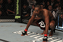 TORONTO, ON - DECEMBER 10:  Jon "Bones" Jones stands in the Octagon before his bout against Lyoto Machida during the UFC 140 event at Air Canada Centre on December 10, 2011 in Toronto, Ontario, Canada.  (Photo by Nick Laham/Zuffa LLC/Zuffa LLC via Getty Images)