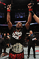TORONTO, ON - DECEMBER 10:  UFC Light Heavyweight Champion Jon "Bones" Jones reacts after defeating Lyoto Machida during the UFC 140 event at Air Canada Centre on December 10, 2011 in Toronto, Ontario, Canada.  (Photo by Nick Laham/Zuffa LLC/Zuffa LLC via Getty Images)