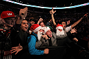 TORONTO, ON - DECEMBER 10:  Fans react during the UFC 140 event at Air Canada Centre on December 10, 2011 in Toronto, Ontario, Canada.  (Photo by Josh Hedges/Zuffa LLC/Zuffa LLC via Getty Images)
