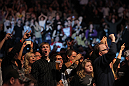 TORONTO, ON - DECEMBER 10:  Fans react after Frank Mir defeats Antonio Rodrigo Nogueira during the UFC 140 event at Air Canada Centre on December 10, 2011 in Toronto, Ontario, Canada.  (Photo by Josh Hedges/Zuffa LLC/Zuffa LLC via Getty Images)