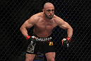 LAS VEGAS, NV - DECEMBER 30:  Manny Gamburyan prepares for his fight against iego Nunes during the UFC 141 event at the MGM Grand Garden Arena on December 30, 2011 in Las Vegas, Nevada.  (Photo by Josh Hedges/Zuffa LLC/Zuffa LLC via Getty Images) *** Local Caption *** Manny Gamburyan
