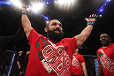 LAS VEGAS, NV - DECEMBER 30:  Johny Hendricks is declared the winner in his fight against Jon Fitch during the UFC 141 event at the MGM Grand Garden Arena on December 30, 2011 in Las Vegas, Nevada.  (Photo by Donald Miralle/Zuffa LLC/Zuffa LLC via Getty Images) *** Local Caption *** Johny Hendricks