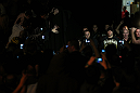 LAS VEGAS, NV - DECEMBER 30:  Nate Diaz walks to the Octagon for his fight with Donald Cerrone during the UFC 141 event at the MGM Grand Garden Arena on December 30, 2011 in Las Vegas, Nevada.  (Photo by Donald Miralle/Zuffa LLC/Zuffa LLC via Getty Images) *** Local Caption *** Nate Diaz