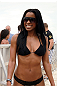RIO DE JANEIRO, BRAZIL - JANUARY 11:  UFC Octagon Girl Chandella Powell attends the UFC 142 Open Workouts at Barra de Tijuca Beach on January 11, 2012 in Rio de Janeiro, Brazil.  (Photo by Josh Hedges/Zuffa LLC/Zuffa LLC via Getty Images)
