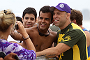 RIO DE JANEIRO, BRAZIL - JANUARY 11:  Wanderlei Silva attends the UFC 142 Open Workouts at Barra de Tijuca Beach on January 11, 2012 in Rio de Janeiro, Brazil.  (Photo by Josh Hedges/Zuffa LLC/Zuffa LLC via Getty Images)