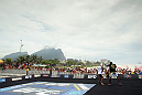 RIO DE JANEIRO, BRAZIL - JANUARY 11:  Anthony Johnson works out for the media and fans during the UFC 142 Open Workouts at Barra de Tijuca Beach on January 11, 2012 in Rio de Janeiro, Brazil.  (Photo by Josh Hedges/Zuffa LLC/Zuffa LLC via Getty Images)