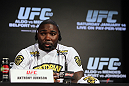 RIO DE JANEIRO, BRAZIL - JANUARY 12:  Anthony Johnson attends the final UFC 142 pre-fight press conference at the Copacabana Palace Hotel on January 12, 2012 in Rio de Janeiro, Brazil.  (Photo by Josh Hedges/Zuffa LLC/Zuffa LLC via Getty Images)