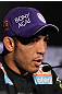 RIO DE JANEIRO, BRAZIL - JANUARY 12:  UFC Featherweight Champion Jose Aldo attends the final UFC 142 pre-fight press conference at the Copacabana Palace Hotel on January 12, 2012 in Rio de Janeiro, Brazil.  (Photo by Josh Hedges/Zuffa LLC/Zuffa LLC via Getty Images)