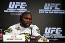 RIO DE JANEIRO, BRAZIL - JANUARY 12:  Anthony Johnson attends the final UFC 142 pre-fight press conference at the Copacabana Palace Hotel on January 12, 2012 in Rio de Janeiro, Brazil.  (Photo by Josh Hedges/Zuffa LLC/Zuffa LLC via Getty Images)