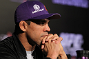 RIO DE JANEIRO, BRAZIL - JANUARY 12:  Vitor Belfort attends the final UFC 142 pre-fight press conference at the Copacabana Palace Hotel on January 12, 2012 in Rio de Janeiro, Brazil.  (Photo by Josh Hedges/Zuffa LLC/Zuffa LLC via Getty Images)