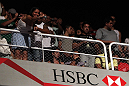 RIO DE JANEIRO, BRAZIL - JANUARY 13:  Fans pile into the upper deck of the arena before the UFC 142 Weigh In at HSBC Arena on January 13, 2012 in Rio de Janeiro, Brazil.  (Photo by Josh Hedges/Zuffa LLC/Zuffa LLC via Getty Images)