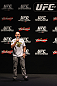 RIO DE JANEIRO, BRAZIL - JANUARY 13:  UFC Heavyweight Champion Junior dos Santos interacts with fans during a Q&A session before the UFC 142 Weigh In at HSBC Arena on January 13, 2012 in Rio de Janeiro, Brazil.  (Photo by Josh Hedges/Zuffa LLC/Zuffa LLC via Getty Images)