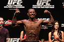 RIO DE JANEIRO, BRAZIL - JANUARY 13:  Yuri Alcantara weighs in during the UFC 142 Weigh In at HSBC Arena on January 13, 2012 in Rio de Janeiro, Brazil.  (Photo by Josh Hedges/Zuffa LLC/Zuffa LLC via Getty Images)