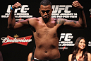 RIO DE JANEIRO, BRAZIL - JANUARY 13:  Ednaldo Oliveira weighs in during the UFC 142 Weigh In at HSBC Arena on January 13, 2012 in Rio de Janeiro, Brazil.  (Photo by Josh Hedges/Zuffa LLC/Zuffa LLC via Getty Images)