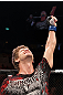 RIO DE JANEIRO, BRAZIL - JANUARY 14:  Mike Pyle celebrates after defeating Ricardo Funch in a welterweight bout during UFC 142 at HSBC Arena on January 14, 2012 in Rio de Janeiro, Brazil.  (Photo by Josh Hedges/Zuffa LLC/Zuffa LLC via Getty Images)