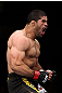RIO DE JANEIRO, BRAZIL - JANUARY 14:  Rousimar Palhares celebrates after defeating Mike Massenzio in a middleweight bout during UFC 142 at HSBC Arena on January 14, 2012 in Rio de Janeiro, Brazil.  (Photo by Josh Hedges/Zuffa LLC/Zuffa LLC via Getty Images)