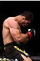 RIO DE JANEIRO, BRAZIL - JANUARY 14:  Rousimar Palhares celebrates after defeating Mike Massenzio in a middleweight bout during UFC 142 at HSBC Arena on January 14, 2012 in Rio de Janeiro, Brazil.  (Photo by Josh Hedges/Zuffa LLC/Zuffa LLC via Getty Images)