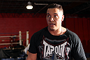 NASHVILLE, TN - JANUARY 18:  Pat Barry works out for the media during the UFC on FX open workouts at the Nashville MMA Gym on January 18, 2012 in Nashville, Tennessee.  (Photo by Josh Hedges/Zuffa LLC/Zuffa LLC via Getty Images)
