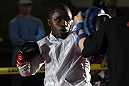 NASHVILLE, TN - JANUARY 18:  Melvin Guillard works out for the media during the UFC on FX open workouts at the Nashville MMA Gym on January 18, 2012 in Nashville, Tennessee.  (Photo by Josh Hedges/Zuffa LLC/Zuffa LLC via Getty Images)