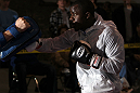 NASHVILLE, TN - JANUARY 18:  Melvin Guillard works out for the media during the UFC on FX open workouts at the Nashville MMA Gym on January 18, 2012 in Nashville, Tennessee.  (Photo by Josh Hedges/Zuffa LLC/Zuffa LLC via Getty Images)