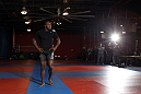 NASHVILLE, TN - JANUARY 18:  Melvin Guillard works out for the media during the UFC on FX open workouts at the Nashville MMA Gym on January 18, 2012 in Nashville, Tennessee.  (Photo by Josh Hedges/Zuffa LLC/Zuffa LLC via Getty Images)
