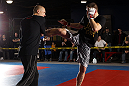 NASHVILLE, TN - JANUARY 18:  Duane "Bang" Ludwig works out for the media during the UFC on FX open workouts at the Nashville MMA Gym on January 18, 2012 in Nashville, Tennessee.  (Photo by Josh Hedges/Zuffa LLC/Zuffa LLC via Getty Images)