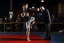 NASHVILLE, TN - JANUARY 18:  Duane "Bang" Ludwig works out for the media during the UFC on FX open workouts at the Nashville MMA Gym on January 18, 2012 in Nashville, Tennessee.  (Photo by Josh Hedges/Zuffa LLC/Zuffa LLC via Getty Images)