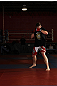 NASHVILLE, TN - JANUARY 18:  Christian Morecraft works out for the media during the UFC on FX open workouts at the Nashville MMA Gym on January 18, 2012 in Nashville, Tennessee.  (Photo by Josh Hedges/Zuffa LLC/Zuffa LLC via Getty Images)