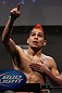 NASHVILLE, TN - JANUARY 19:  Joseph Sandoval weighs in during the UFC on FX official weigh in at Bridgestone Arena on January 19, 2012 in Nashville, Tennessee.  (Photo by Josh Hedges/Zuffa LLC/Zuffa LLC via Getty Images)