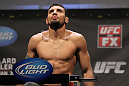 NASHVILLE, TN - JANUARY 19:  Fabricio Camoes weighs in during the UFC on FX official weigh in at Bridgestone Arena on January 19, 2012 in Nashville, Tennessee.  (Photo by Josh Hedges/Zuffa LLC/Zuffa LLC via Getty Images)