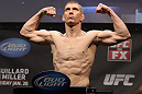 NASHVILLE, TN - JANUARY 19:  Eric Schafer weighs in during the UFC on FX official weigh in at Bridgestone Arena on January 19, 2012 in Nashville, Tennessee.  (Photo by Josh Hedges/Zuffa LLC/Zuffa LLC via Getty Images)