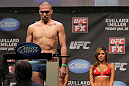 NASHVILLE, TN - JANUARY 19:  Josh Neer weighs in during the UFC on FX official weigh in at Bridgestone Arena on January 19, 2012 in Nashville, Tennessee.  (Photo by Josh Hedges/Zuffa LLC/Zuffa LLC via Getty Images)