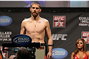 NASHVILLE, TN - JANUARY 19:  Duane Ludwig weighs in during the UFC on FX official weigh in at Bridgestone Arena on January 19, 2012 in Nashville, Tennessee.  (Photo by Josh Hedges/Zuffa LLC/Zuffa LLC via Getty Images)