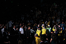 NASHVILLE, TN - JANUARY 20:  Melvin Guillard enters the arena before his bout against Jim Miller during the UFC on FX event at Bridgestone Arena on January 20, 2012 in Nashville, Tennessee.  (Photo by Josh Hedges/Zuffa LLC/Zuffa LLC via Getty Images)