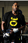 CHICAGO, IL - JANUARY 25:  Rashad Evans works out for the media during the UFC on FOX open workouts at the Chicago Boxing Club on January 25, 2012 in Chicago, Illinois.  (Photo by Josh Hedges/Zuffa LLC/Zuffa LLC via Getty Images)
