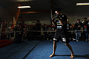 CHICAGO, IL - JANUARY 25:  Demian Maia works out for the media during the UFC on FOX open workouts at the Chicago Boxing Club on January 25, 2012 in Chicago, Illinois.  (Photo by Josh Hedges/Zuffa LLC/Zuffa LLC via Getty Images)