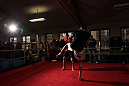 CHICAGO, IL - JANUARY 25:  Chael Sonnen works out for the media during the UFC on FOX open workouts at the Chicago Boxing Club on January 25, 2012 in Chicago, Illinois.  (Photo by Josh Hedges/Zuffa LLC/Zuffa LLC via Getty Images)