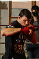 CHICAGO, IL - JANUARY 25:  Michael Bisping works out for the media during the UFC on FOX open workouts at the Chicago Boxing Club on January 25, 2012 in Chicago, Illinois.  (Photo by Josh Hedges/Zuffa LLC/Zuffa LLC via Getty Images)