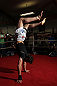 CHICAGO, IL - JANUARY 25:  Chael Sonnen works out for the media during the UFC on FOX open workouts at the Chicago Boxing Club on January 25, 2012 in Chicago, Illinois.  (Photo by Josh Hedges/Zuffa LLC/Zuffa LLC via Getty Images)