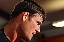 CHICAGO, IL - JANUARY 25:  Michael Bisping works out for the media during the UFC on FOX open workouts at the Chicago Boxing Club on January 25, 2012 in Chicago, Illinois.  (Photo by Josh Hedges/Zuffa LLC/Zuffa LLC via Getty Images)